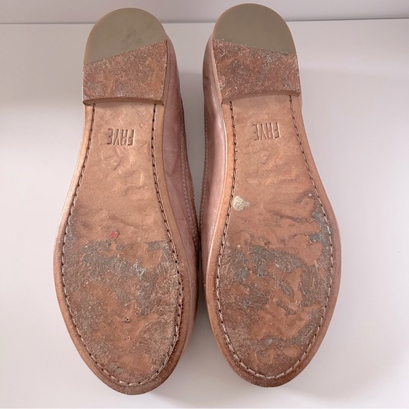 Frye Pink Leather Flats - Picture 7 of 8